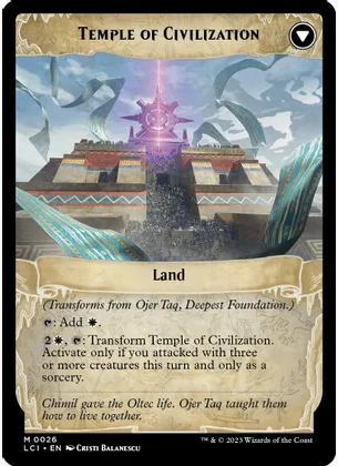 Ojer Taq, Deepest Foundation // Temple of Civilization