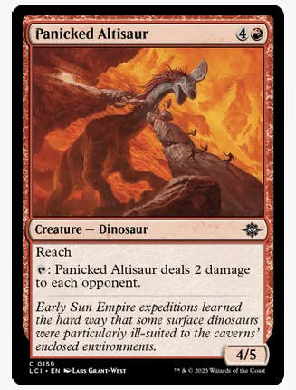 Panicked Altisaur