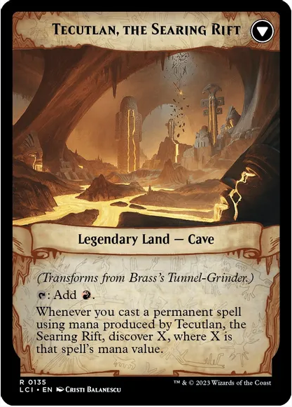 Brass's Tunnel-Grinder // Tecutlan, the Searing Rift