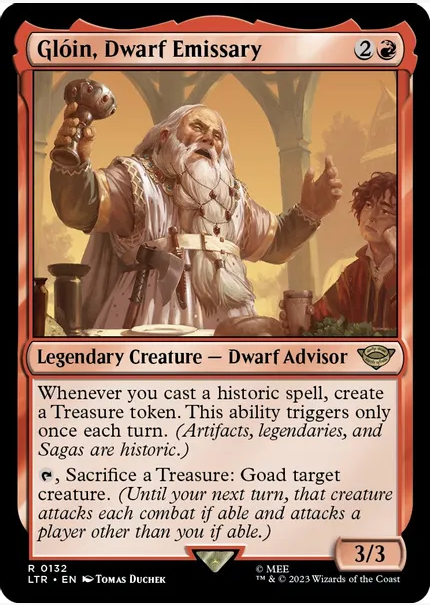 Glóin, Dwarf Emissary