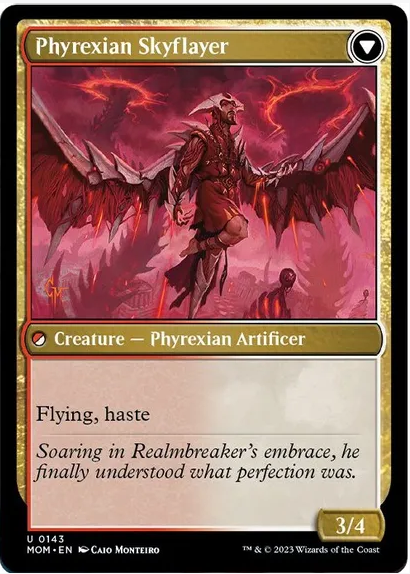 Harried Artisan // Phyrexian Skyflayer