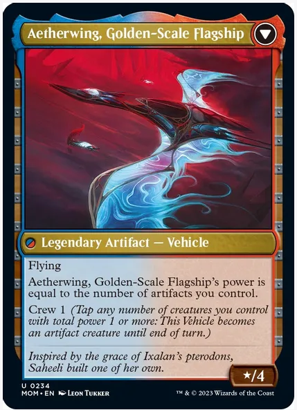 Invasion of Kaladesh // Aetherwing, Golden-Scale Flagship