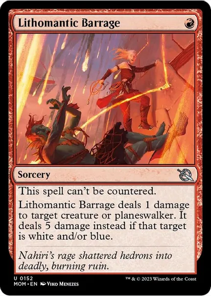 Lithomantic Barrage