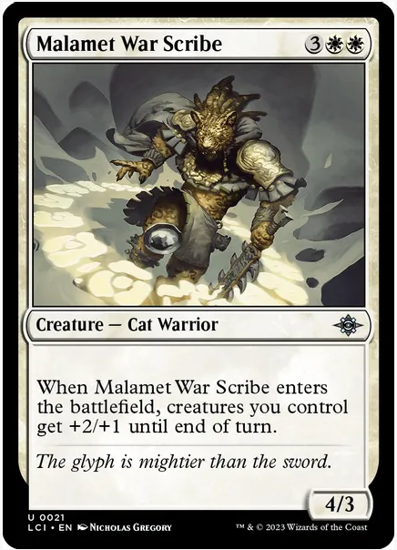 Malamet War Scribe