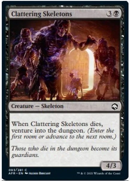 Clattering Skeletons