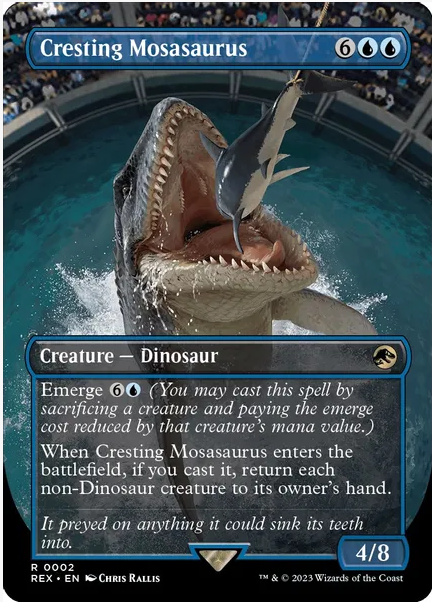 Cresting Mosasaurus