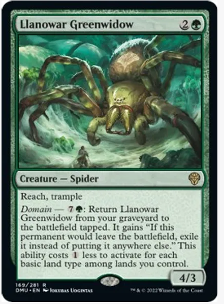 Llanowar Greenwidow