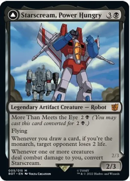 Starscream, Power Hungry // Starscream, Seeker Leader