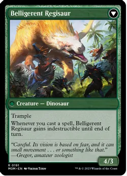 Invasion of Ixalan // Belligerent Regisaur