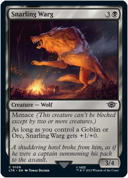 Snarling Warg