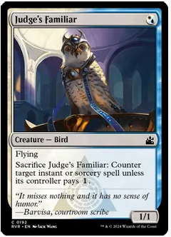 Judge's Familiar